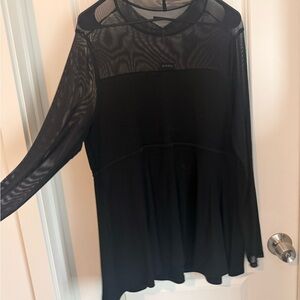 Torrid Black Sheer Women's Blouse